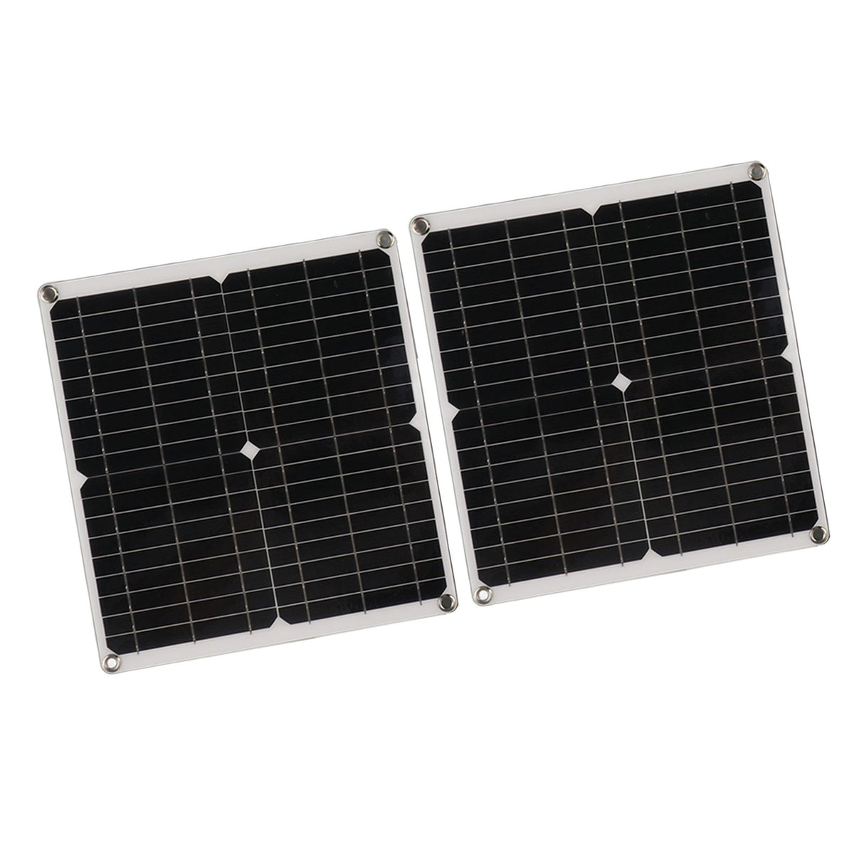 Solar Panel Kit 50W Solar Panel 60A Solar Charge Controller Set with 2 USB Output for RV Camping Blackout