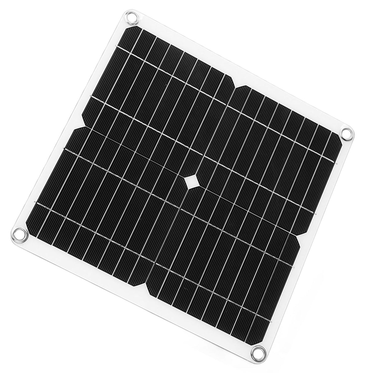 12W 12V Solar Panel Kit Semi Flexible Monocrystalline IP65 Waterproof Portable Solar Charger with 100A Controller for RV