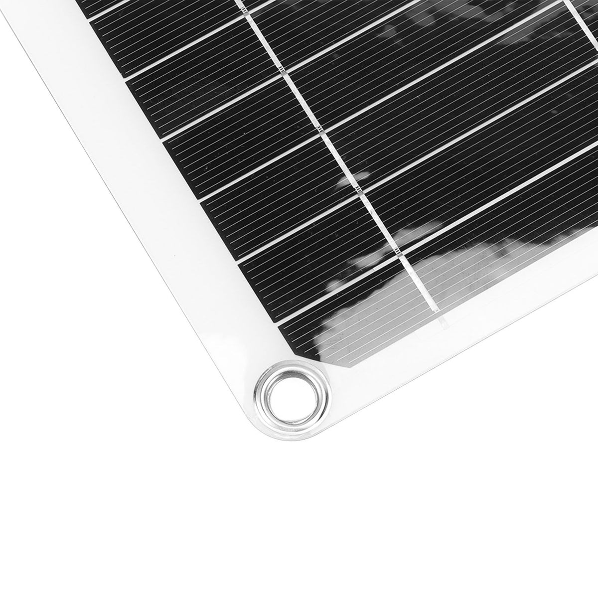 12W 12V Solar Panel Kit Semi Flexible Monocrystalline IP65 Waterproof Portable Solar Charger with 100A Controller for RV
