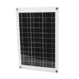 Solar Panel Kit Polycrystalline Silicon Waterproof Solar Panel Flexible Photovoltaic Panel Dual USB 20W 18V - 45-Degree Angle