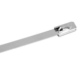 100Pcs Cable Tie Stainless Steel Hose Zip Tie Self Locking Set Kit for Wire Line Type A - Extra Image