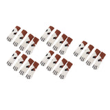 20Pcs Cat Paw Pattern Table Leg Protection Cover Thickened Furniture Chair Leg Feet Floor Protector for 7‑18cm - Rear View