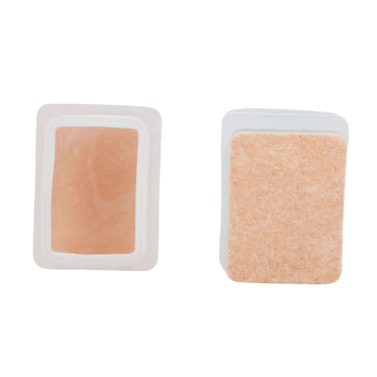 20Pcs Chair Leg Protector for Hardwood Floor Rubber Felt Furniture Pad Cover Non Scratches Noise Transparent Rectangle S