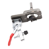 35mm Concealed Hinge Boring Jig Kit Aluminum Alloy Woodworking Hole Drilling Guide Locator with Fixture for Door Cabinet