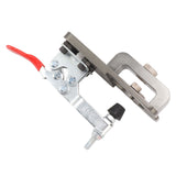 35mm Concealed Hinge Boring Jig Kit Aluminum Alloy Woodworking Hole Drilling Guide Locator with Fixture for Door Cabinet - Close-Up Angle