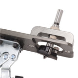 35mm Concealed Hinge Boring Jig Kit Aluminum Alloy Woodworking Hole Drilling Guide Locator with Fixture for Door Cabinet