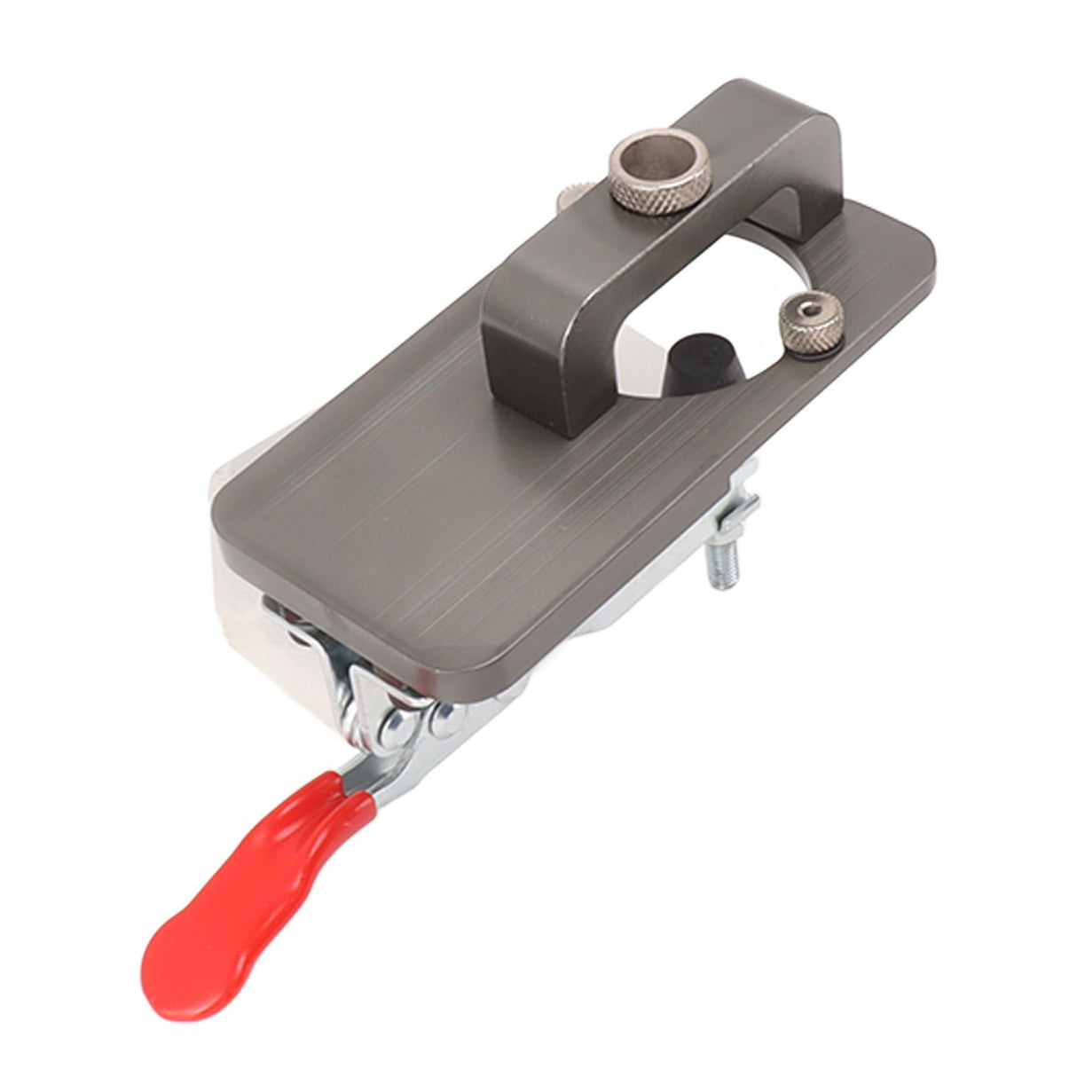 35mm Concealed Hinge Boring Jig Kit Aluminum Alloy Woodworking Hole Drilling Guide Locator with Fixture for Door Cabinet