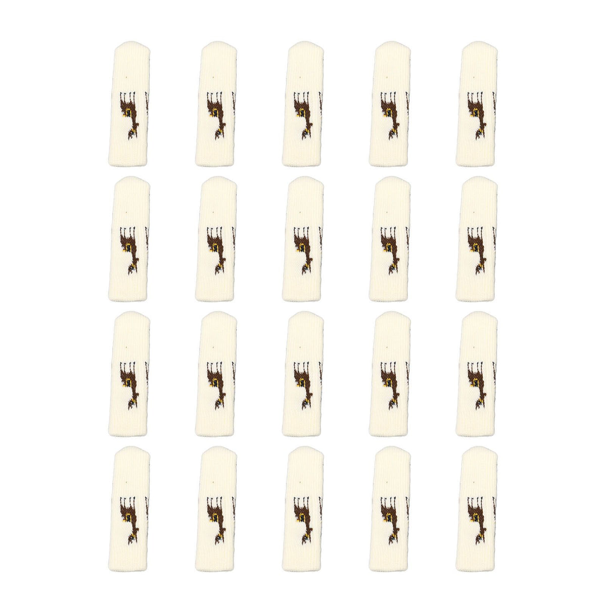 20Pcs Chair Leg Floor Protectors Furniture Socks Knitting Double Thickening Elastic Chair Leg Protectors Fits All Leg Shapes