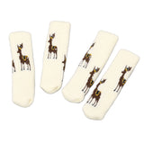 20Pcs Chair Leg Floor Protectors Furniture Socks Knitting Double Thickening Elastic Chair Leg Protectors Fits All Leg Shapes