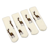 20Pcs Chair Leg Floor Protectors Furniture Socks Knitting Double Thickening Elastic Chair Leg Protectors Fits All Leg Shapes