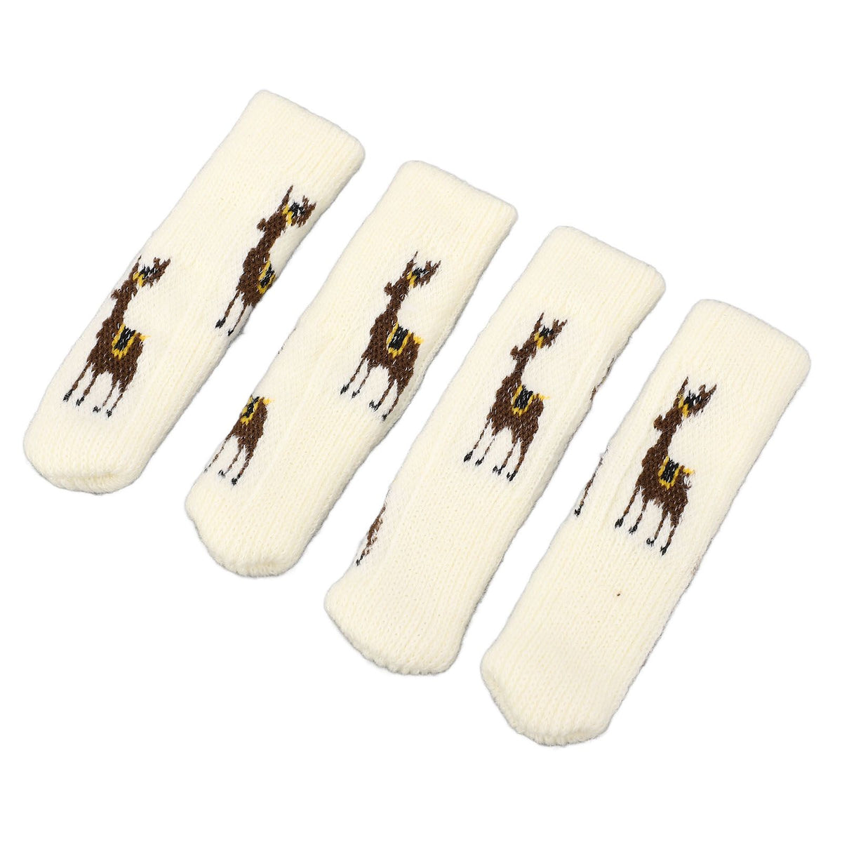 20Pcs Chair Leg Floor Protectors Furniture Socks Knitting Double Thickening Elastic Chair Leg Protectors Fits All Leg Shapes