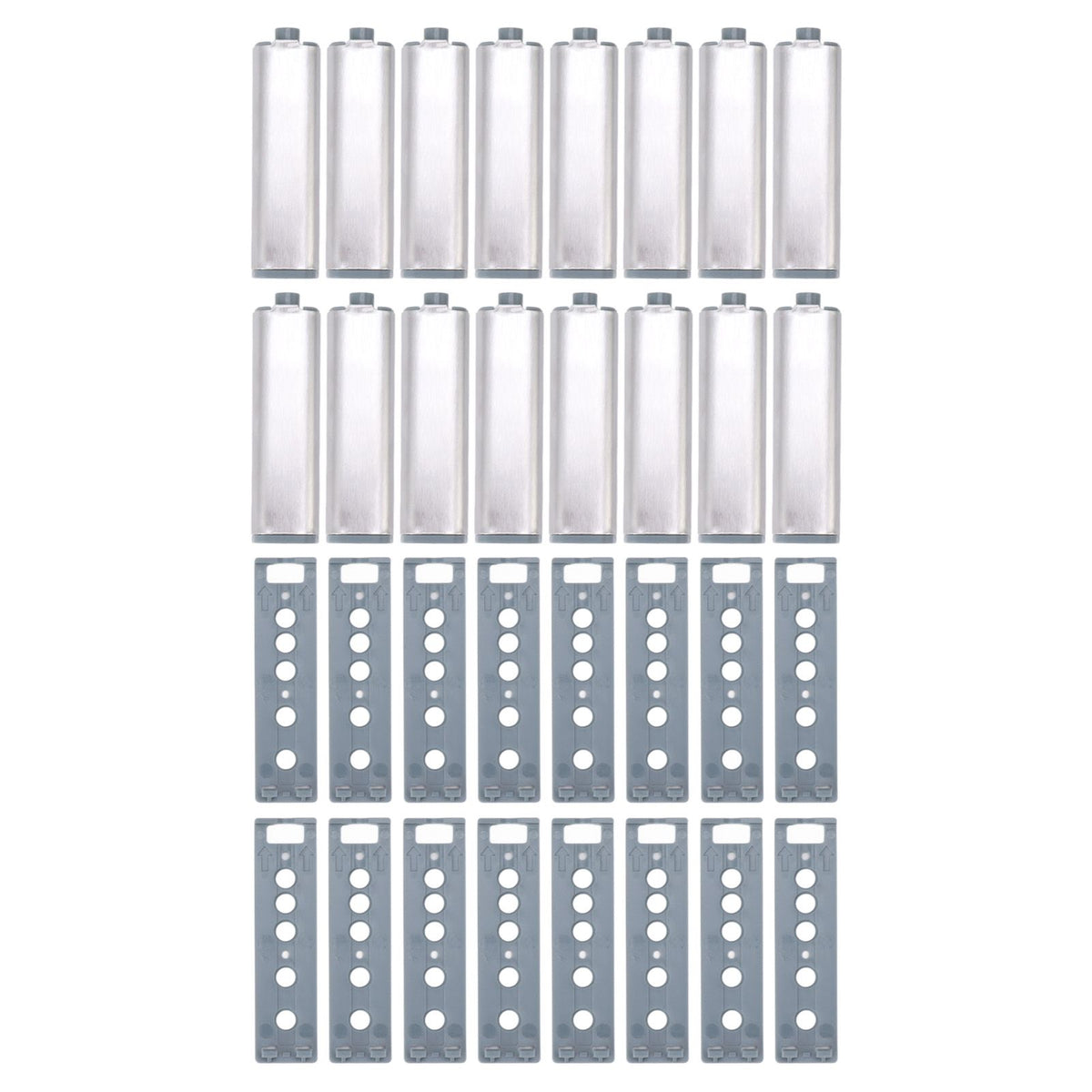16pcs Push Open Latch Heavy Duty Stainless Steel Push Release Latch for Cabinet Closet Door Drawer
