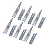 16pcs Push Open Latch Heavy Duty Stainless Steel Push Release Latch for Cabinet Closet Door Drawer