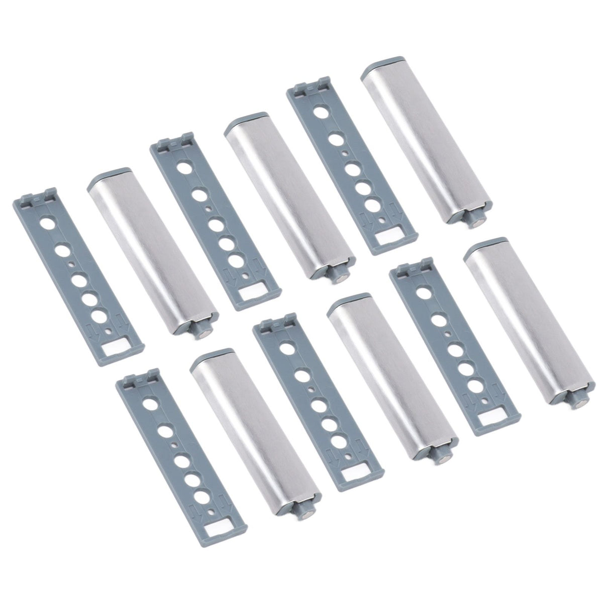 16pcs Push Open Latch Heavy Duty Stainless Steel Push Release Latch for Cabinet Closet Door Drawer
