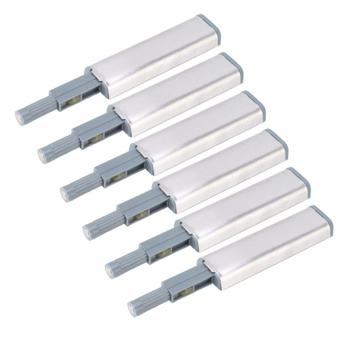 16pcs Push Open Latch Heavy Duty Stainless Steel Push Release Latch for Cabinet Closet Door Drawer