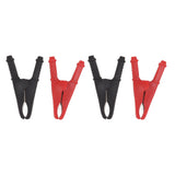 4Pcs Crocodile Clamps Good Conductivity Low Resistance Nickel Plated Crocodile Clips for Car School 1000V