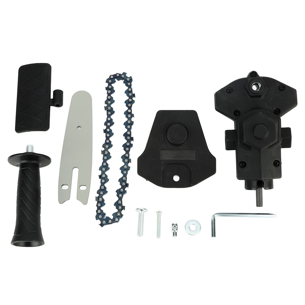Chainsaw Attachment Electric Drill Modified To Chainsaw Attachment One Handed Electric Chain Saw for Wood Cutting 10.2cm / 4in