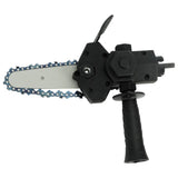 Chainsaw Attachment Electric Drill Modified To Chainsaw Attachment One Handed Electric Chain Saw for Wood Cutting 10.2cm / 4in - Front View