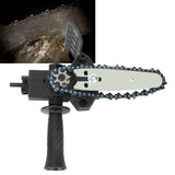 Chainsaw Attachment Electric Drill Modified To Chainsaw Attachment One Handed Electric Chain Saw for Wood Cutting 10.2cm / 4in