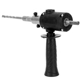 Electric Hammer Conversion Head Electric Rotary Hammer Drill Head Electric Hammer Drill Bit Black - Rear View