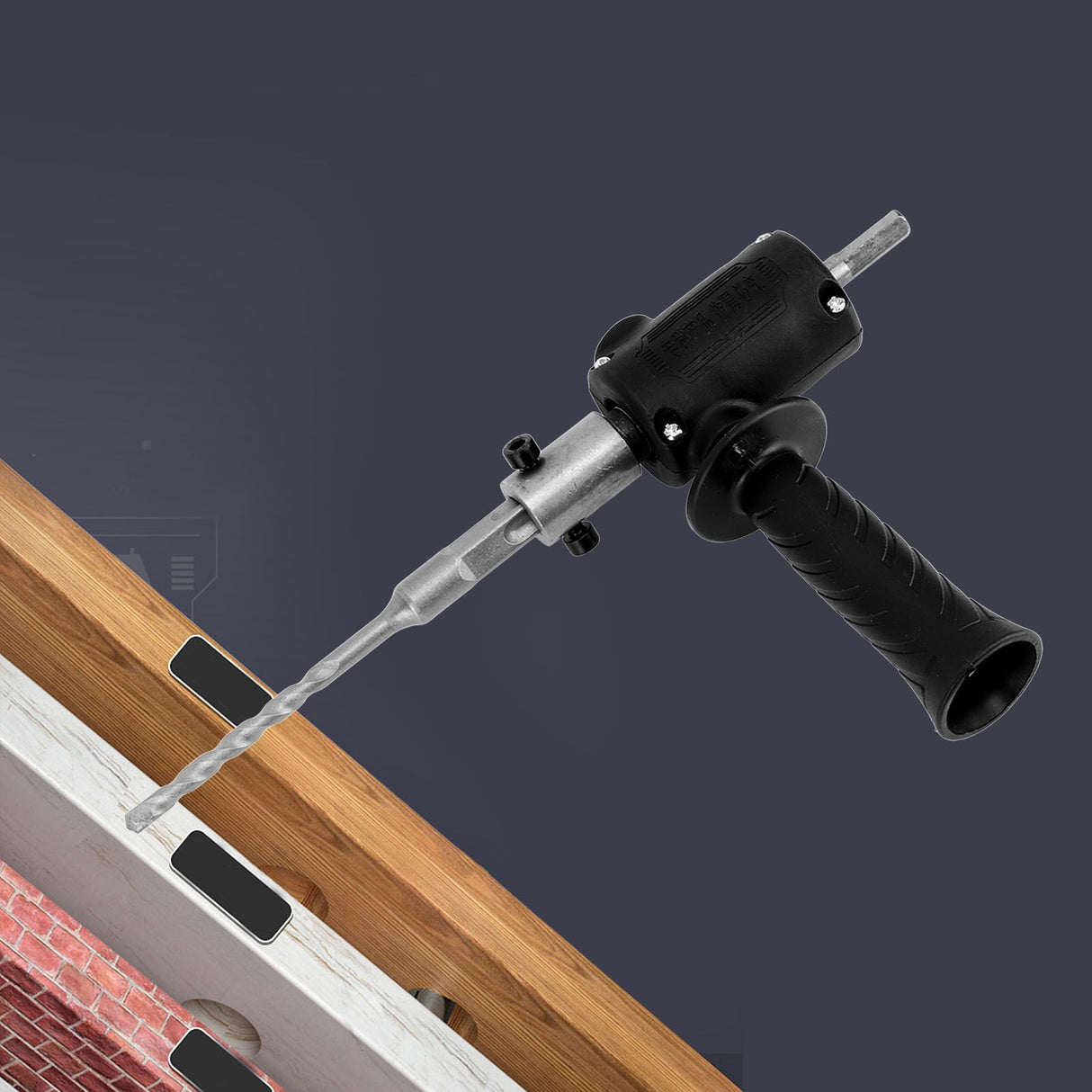 Electric Hammer Conversion Head Electric Rotary Hammer Drill Head Electric Hammer Drill Bit Black
