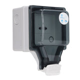 Outdoor Outlet WIFI IP66 Waterproof Socket With Timer for Patio Garden US Plug 110‑250V 16A 1 Port