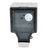 Outdoor Outlet WIFI IP66 Waterproof Socket With Timer for Patio Garden US Plug 110‑250V 16A 1 Port