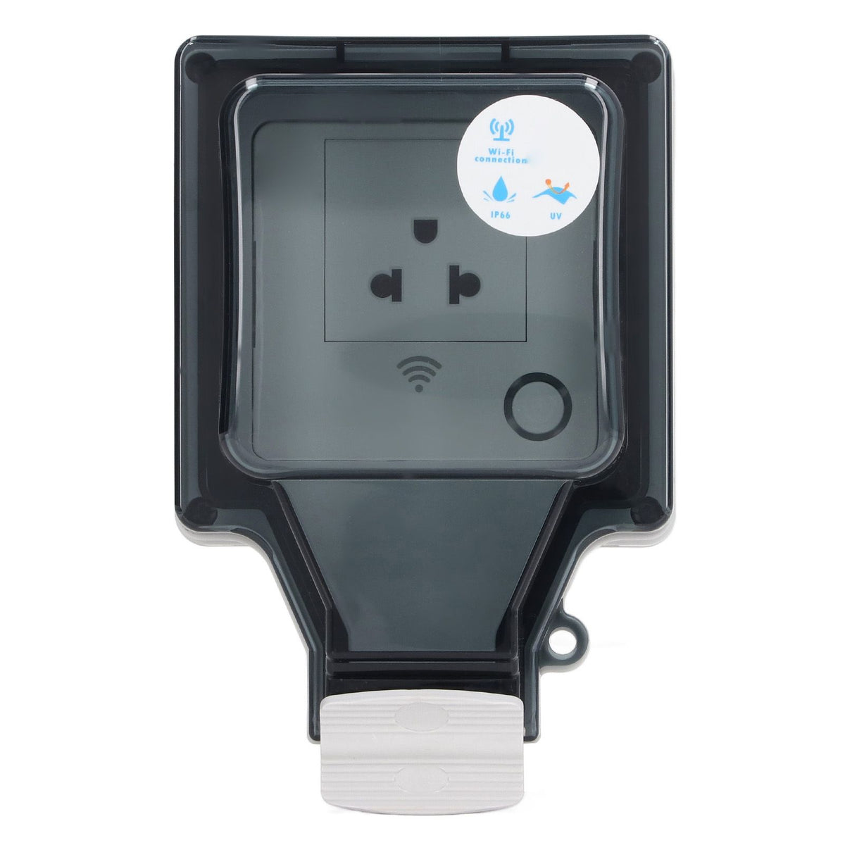 Outdoor Outlet WIFI IP66 Waterproof Socket With Timer for Patio Garden US Plug 110‑250V 16A 1 Port