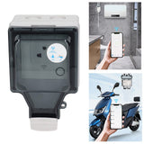 Outdoor Outlet WIFI IP66 Waterproof Socket With Timer for Patio Garden US Plug 110‑250V 16A 1 Port
