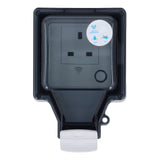 Wifi Smart Socket IP66 Waterproof Support Voice Control Timing 86 Type Outdoor Smart Outlet UK 110‑250V SNW S - Front View