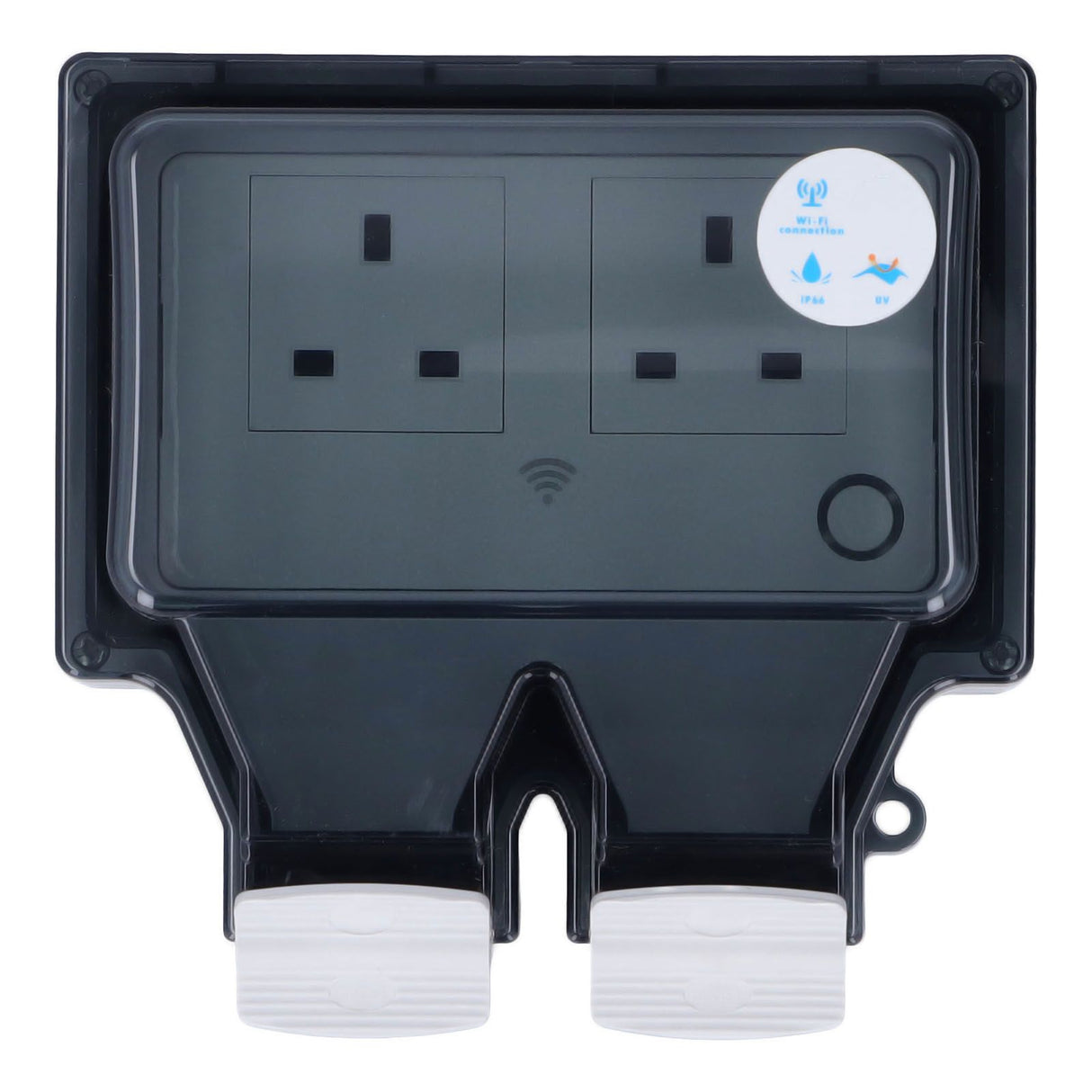 Wifi Smart Socket IP66 Waterproof Support Voice Control Timing 86 Type Outdoor Smart Outlet UK 110‑250V SNW 2S