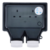 Wifi Smart Socket IP66 Waterproof Support Voice Control Timing 86 Type Outdoor Smart Outlet UK 110‑250V SNW 2S