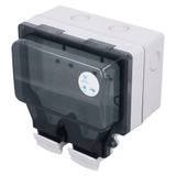 Wifi Smart Socket IP66 Waterproof Support Voice Control Timing 86 Type Outdoor Smart Outlet UK 110‑250V SNW 2S