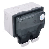 Wifi Smart Socket IP66 Waterproof Support Voice Control Timing 86 Type Outdoor Smart Outlet UK 110‑250V SNW 2S