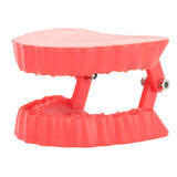 Denture Drill Bit Holder Denture Screwdriver Organizer 3D Sculpture Desk Decor 28 Holes Red Without Bits - Front View