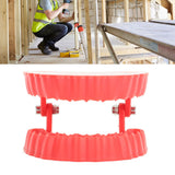 Denture Drill Bit Holder Denture Screwdriver Organizer 3D Sculpture Desk Decor 28 Holes Red Without Bits