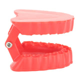 Denture Drill Bit Holder Denture Screwdriver Organizer 3D Sculpture Desk Decor 28 Holes Red Without Bits - Extra Image