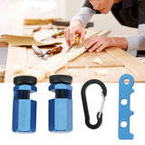 Stair Gauge Knob Metal Stair Stringer Layout Tool Tall Stair Gauge for Framing Square Carpentry Rafter - Extra Image