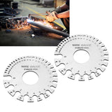2pcs Stainless Steel Thickness Gauges Professional Standard Metal Sheets Welding Thickness Gauge Type 2 - Extra Image