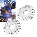 2pcs Stainless Steel Thickness Gauges Professional Standard Metal Sheets Welding Thickness Gauge Type 2 - Extra Image