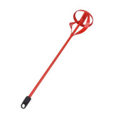 Paint Mixer Bit Steel Hex Rod Power Tool Resin Mixer Bit Replacement for Grout Mortar - Side View