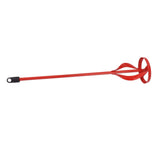 Paint Mixer Bit Steel Hex Rod Power Tool Resin Mixer Bit Replacement for Grout Mortar - Top-Down View