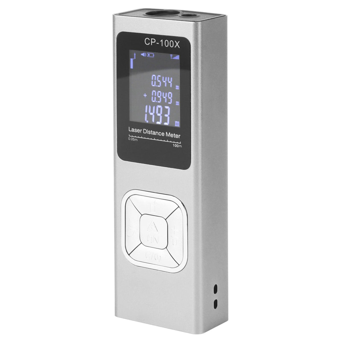 Laser Distance Meter Ultra Thin Rechargeable High Accuracy Mini Digital Laser Measurement Tool for Indoor