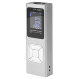 Laser Distance Meter Ultra Thin Rechargeable High Accuracy Mini Digital Laser Measurement Tool for Indoor - Top-Down View
