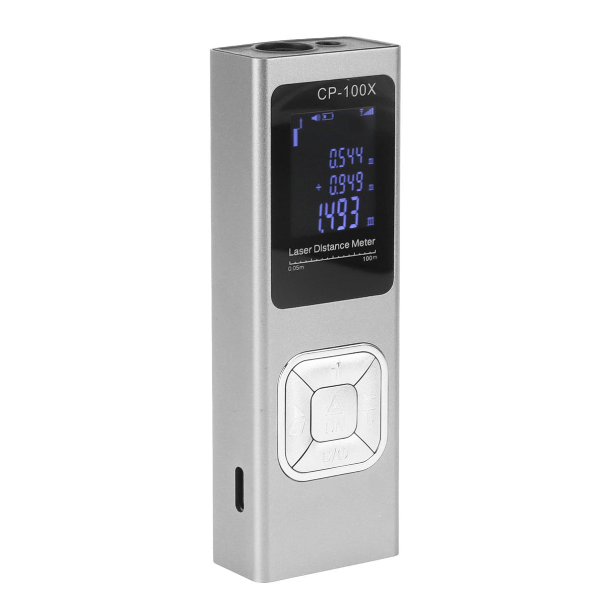 Laser Distance Meter Ultra Thin Rechargeable High Accuracy Mini Digital Laser Measurement Tool for Indoor