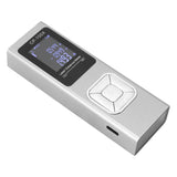 Laser Distance Meter Ultra Thin Rechargeable High Accuracy Mini Digital Laser Measurement Tool for Indoor - Rear View