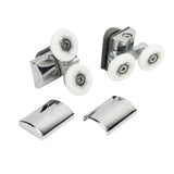 23mm Sliding Door Pulley Bathroom Closet Glass Door Hanging Swing Wheel Upper Lower Roller Kit - Side View