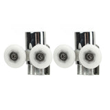 23mm Sliding Door Pulley Bathroom Closet Glass Door Hanging Swing Wheel Upper Lower Roller Kit
