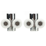 23mm Sliding Door Pulley Bathroom Closet Glass Door Hanging Swing Wheel Upper Lower Roller Kit