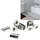 23mm Sliding Door Pulley Bathroom Closet Glass Door Hanging Swing Wheel Upper Lower Roller Kit - Extra Image